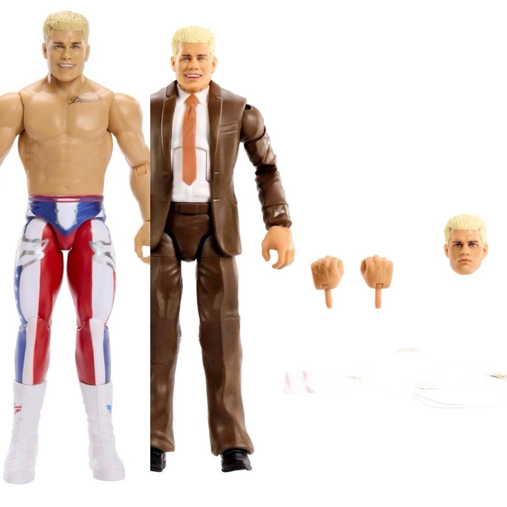 CODY RHODES Suit Mattel WWE Elite Series 120 Figure Main Event Champions No Belt